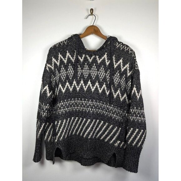 Y2K Victoria's Secret Sweater Small Fair Isle Nordic Chunky Wool Fisherman Boho - Picture 11 of 11